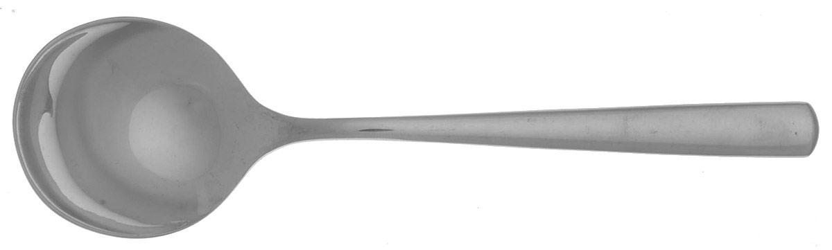 Manaos II (Stainless) Round Bowl Soup Spoon (Cream Soup) by WMF Flatware-1