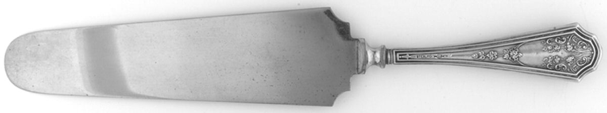 WSC44 (Sterling) Cake Knife with Silverplate Blade by Webster Co-1