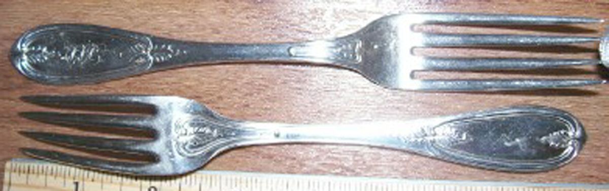 Olive (Coin) Fork by Wood & Hughes-1
