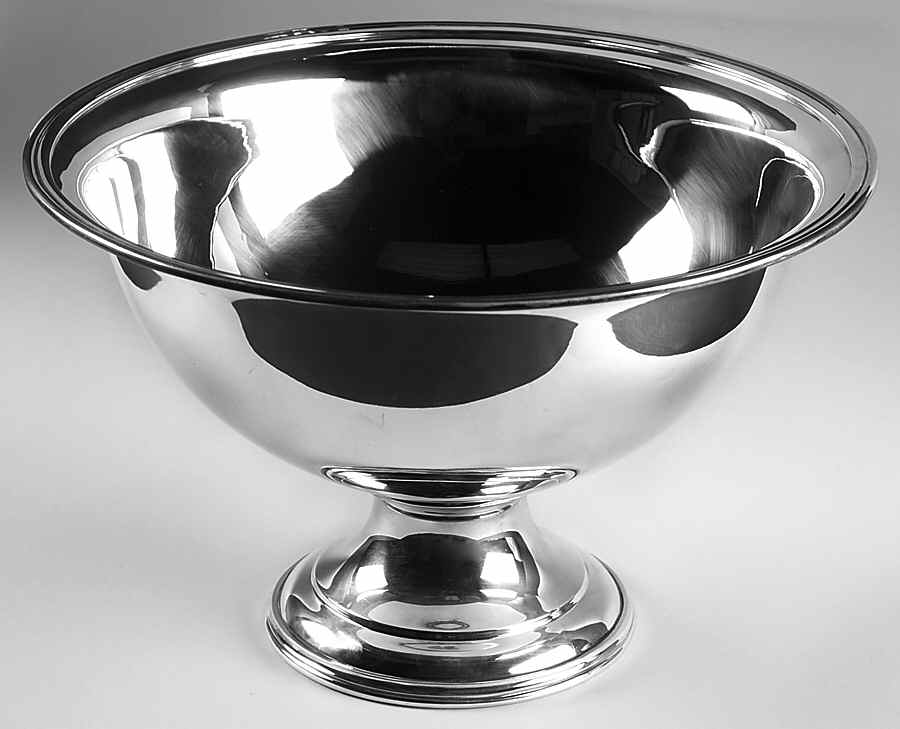245 (Sterling, Hollowware) Punch Bowl by Wallace Silver-1