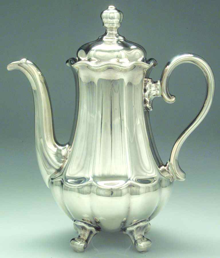 1401 (Silverplate, Hollowware) Silverplate Coffee Pot by WMF Flatware-1