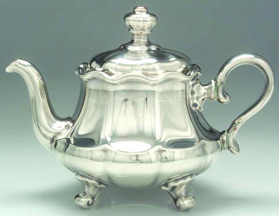1401 (Silverplate, Hollowware) Teapot by WMF Flatware-1
