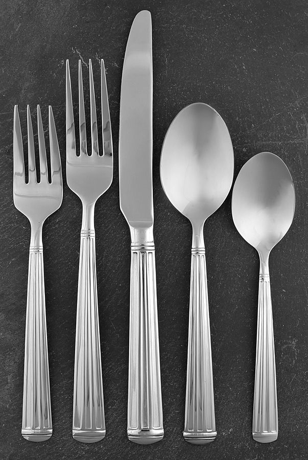 Column (Stainless) 5 Piece Place Setting by Wallace Silver-1