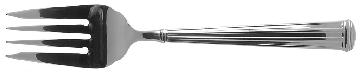 Column (Stainless) Medium Solid Cold Meat Serving Fork by Wallace Silver-1