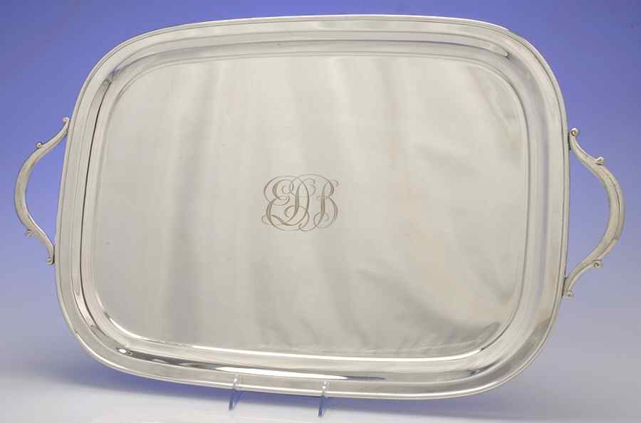 K30 (Sterling, Hollowware) 21" Waiter Tray by Watson-1