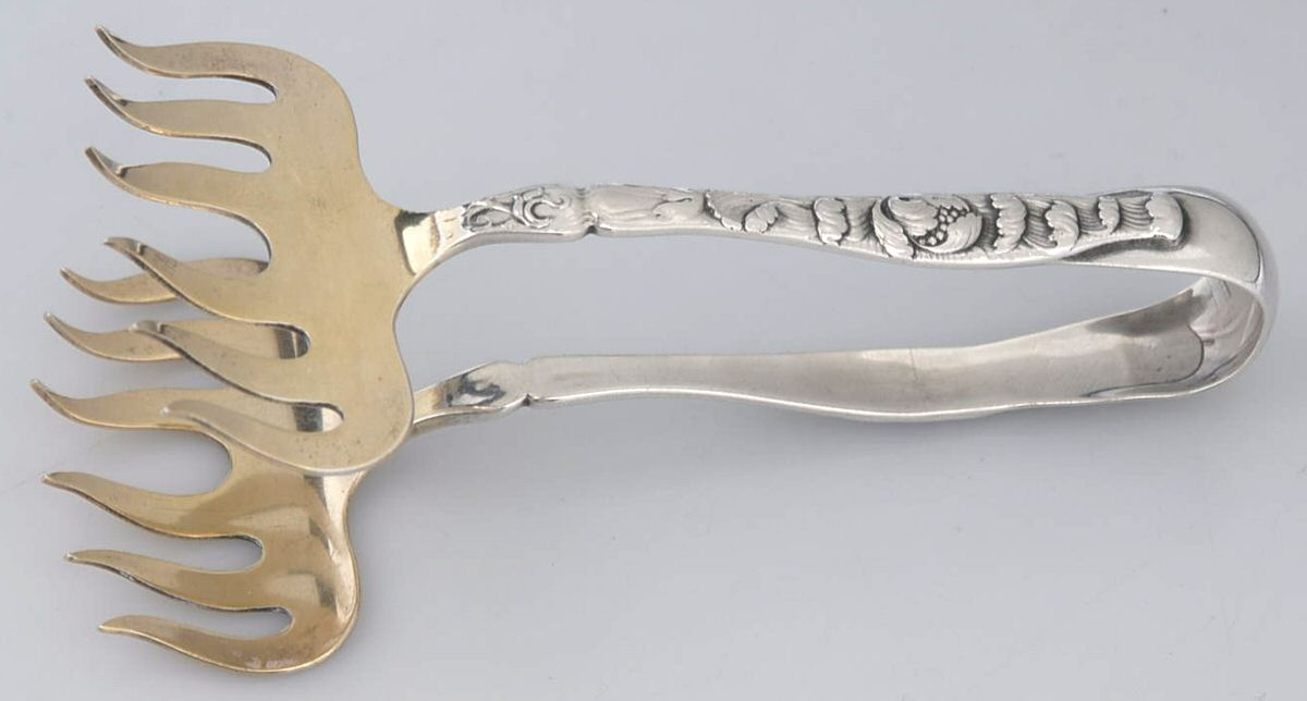 WDS35 (Sterling) Sardine Tongs by Whiting Manf Co-1