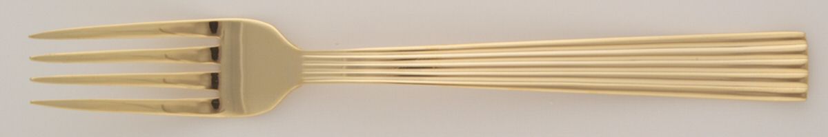 Gold Ionic (Gold Electroplate) Fork by Wallace Silver-1