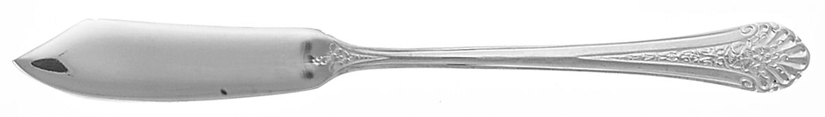 Royal Rose (Silverplate) Flat Handle Master Butter Knife by Wallace Silver-1