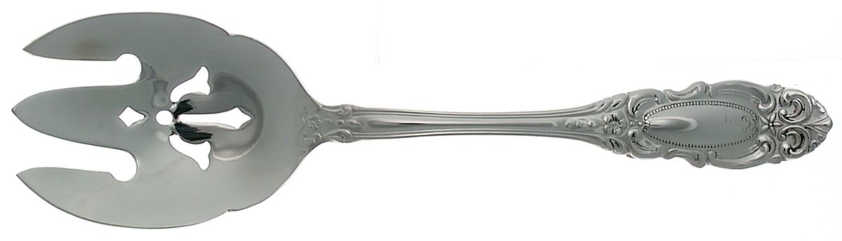 Duchess (Stainless) Pierced Tablespoon (Serving Spoon) by Wallace Silver-1