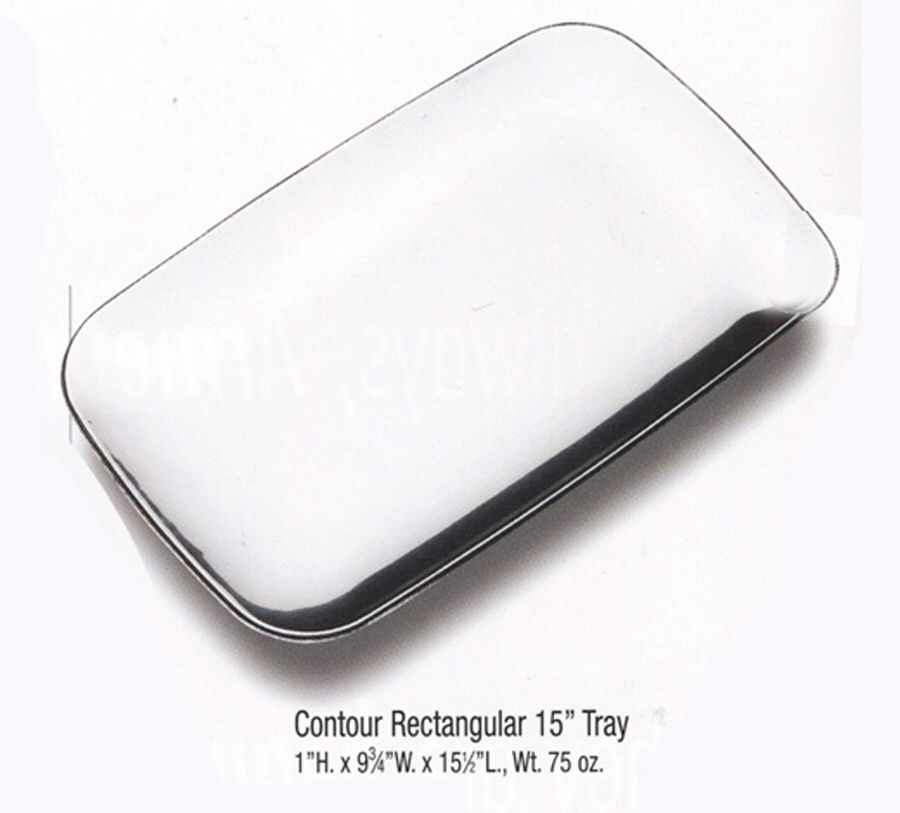 Contour (Armetale, Hollowware) 15" Rectangular Tray by Wilton Armetale-1