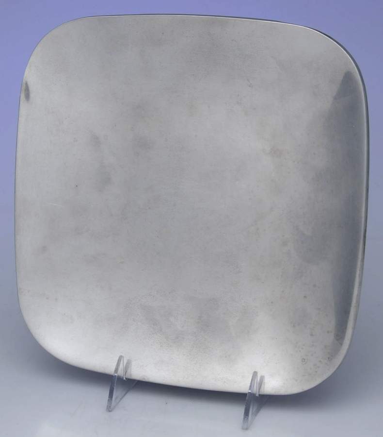 Contour (Armetale, Hollowware) 9" Square Tray by Wilton Armetale-1