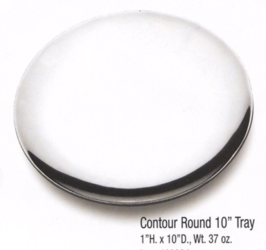Contour (Armetale, Hollowware) 10" Round Tray by Wilton Armetale-1