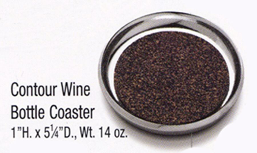 Contour (Armetale, Hollowware) Wine Bottle Coaster by Wilton Armetale-1