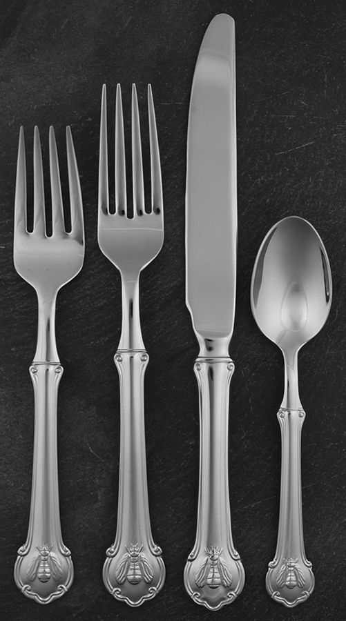 Napoleon Bee (Stainless) 4 Piece Place Setting by Wallace Silver-1