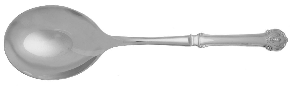 Napoleon Bee (Stainless) Casserole Spoon with Smooth Stainless Bowl HC by Wallace Silver-1