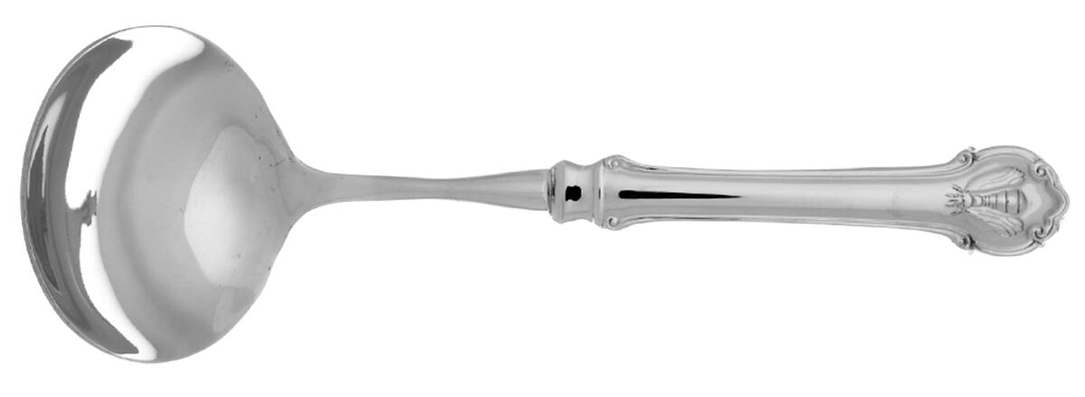 Napoleon Bee (Stainless) Gravy Ladle with No Spout Stainless Bowl HC by Wallace Silver-1