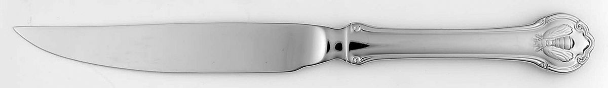 Napoleon Bee (Stainless) Individual Solid Handle Steak Knife by Wallace Silver-1