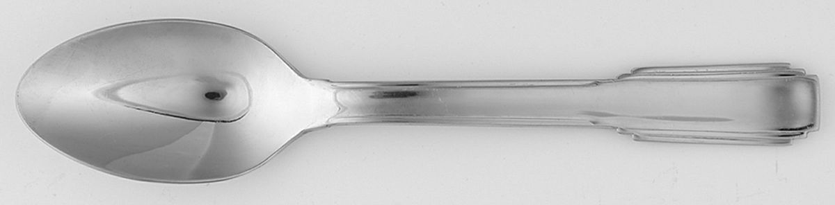 New Deco (Stainless) Place/Oval Soup Spoon by Wallace Silver-1