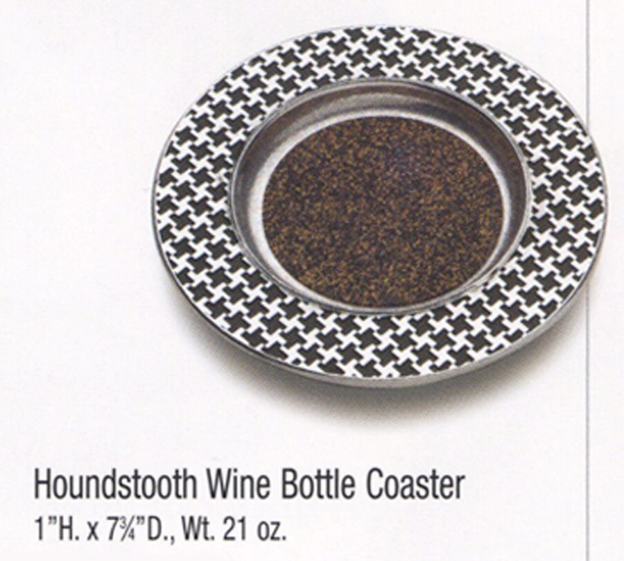 Houndstooth (Armetale, Hollowware) Wine Bottle Coaster by Wilton Armetale-1