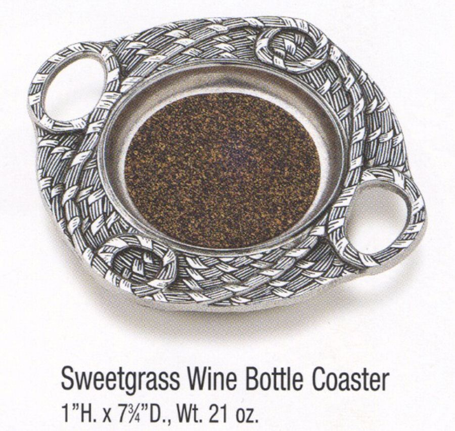 Sweetgrass (Armetale, Hollowware) Wine Bottle Coaster by Wilton Armetale-1