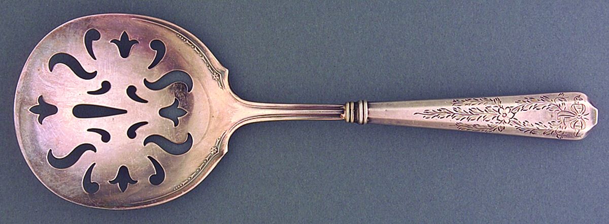 WSC45 (Sterling) Tomato Server with Silverplate Blade by Webster Co-1