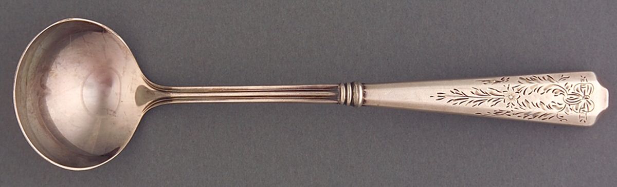 WSC45 (Sterling) Hollow Handle Cream Ladle by Webster Co-1