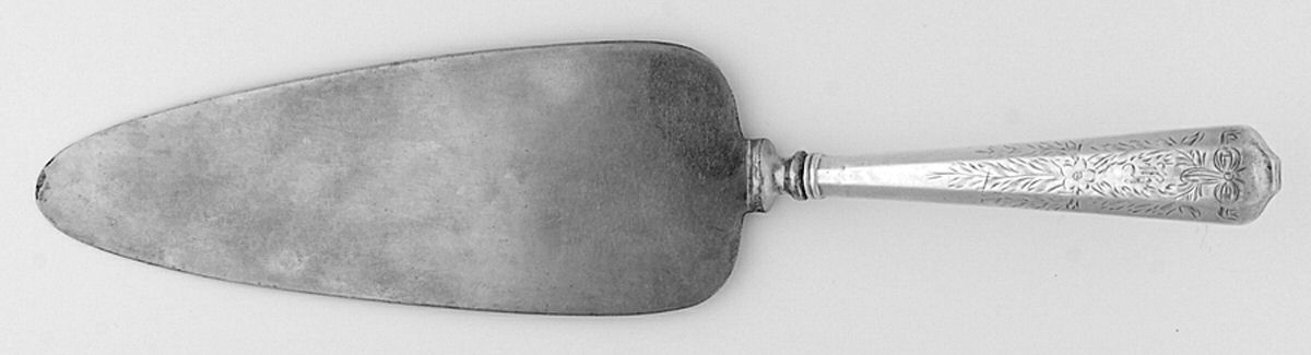 WSC45 (Sterling) Monogram Pie Server w/Stainless Blade by Webster Co-1