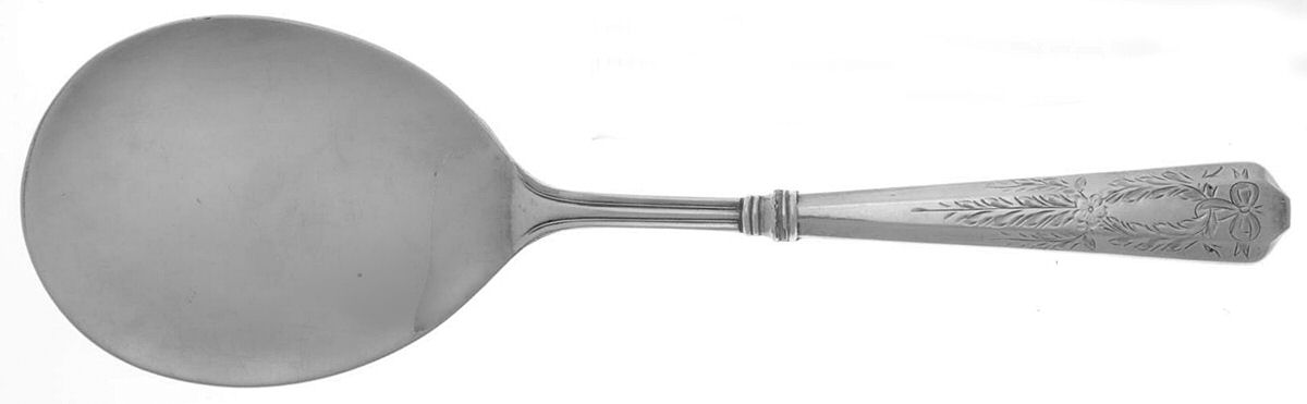 WSC45 (Sterling) Egg Server with Silverplate Blade by Webster Co-1
