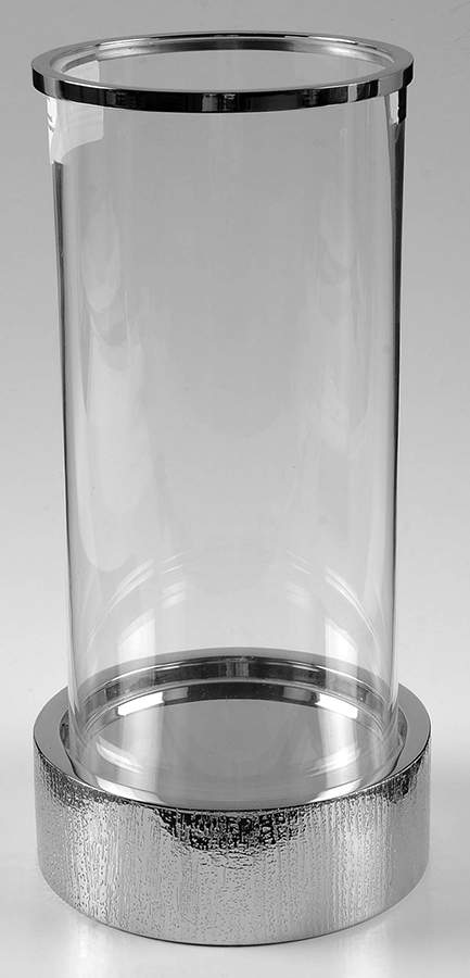 Wood Grain (Hollowware) Hurricane Lamp and Globe by Waterford-1