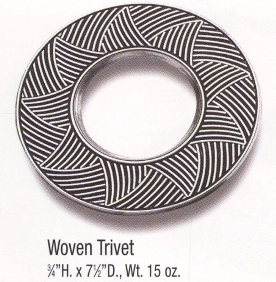 Woven (Armetale, Hollowware) Trivet by Wilton Armetale-1