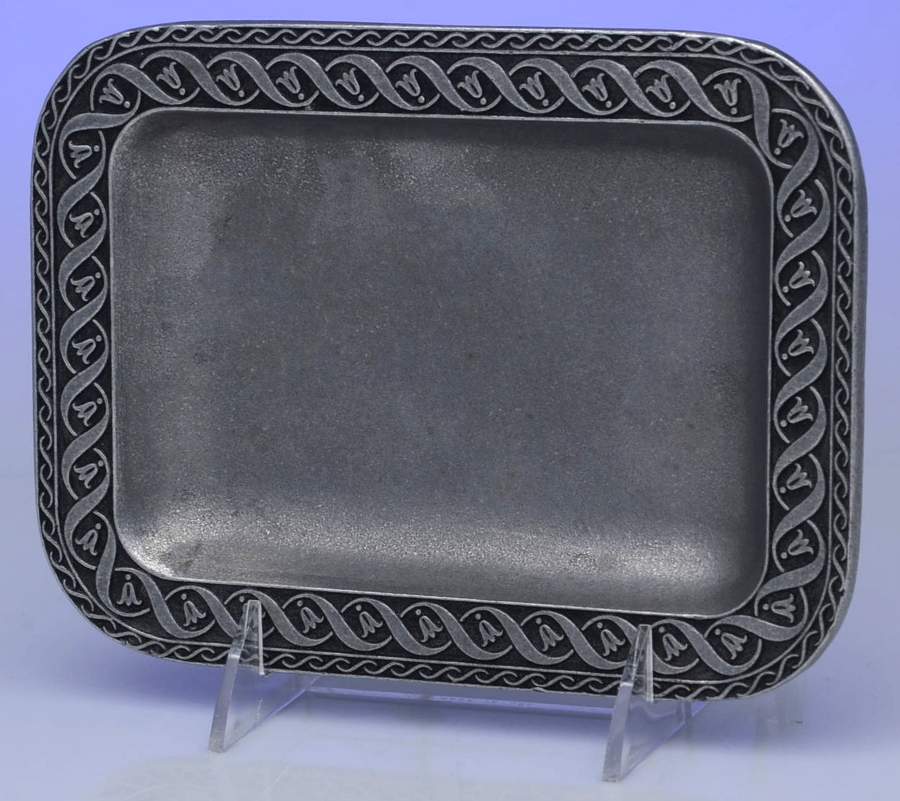 Tulip Garden (Armetale, Hollowware) 7" Rectangular Tray by Wilton Armetale-1