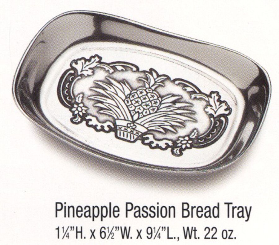 Pineapple Passion (Armetale, Hollowwware) Bread Tray by Wilton Armetale-1