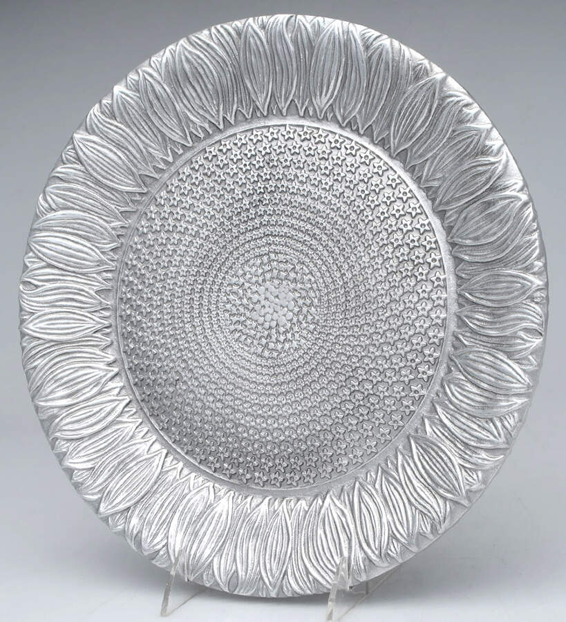 Sunflower (Armetale, Hollowware) 12" Round Tray by Wilton Armetale-1