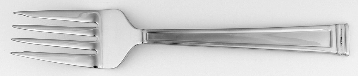 Admiral (Stainless) Medium Solid Cold Meat Serving Fork by Wallace Silver-1
