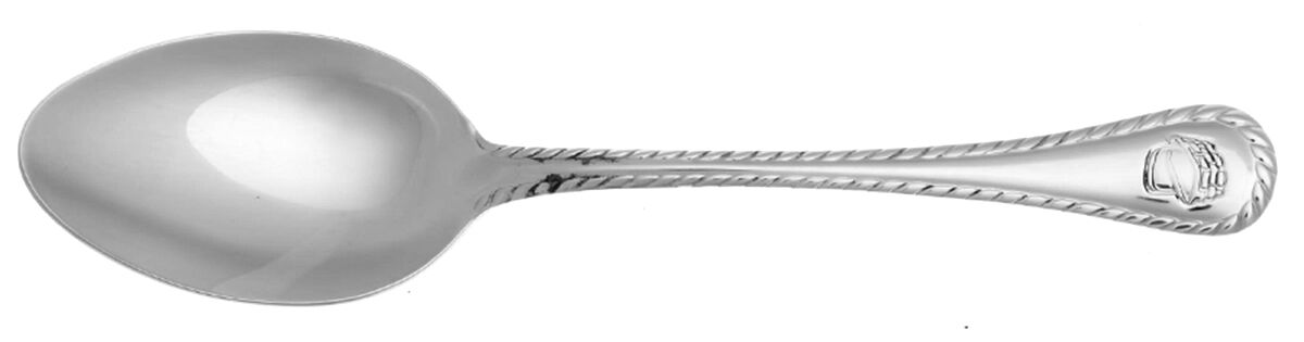 Basketweave (Stainless) Tablespoon (Serving Spoon) by Wallace Silver-1