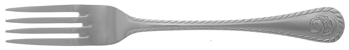 Basketweave (Stainless) Fork by Wallace Silver-1
