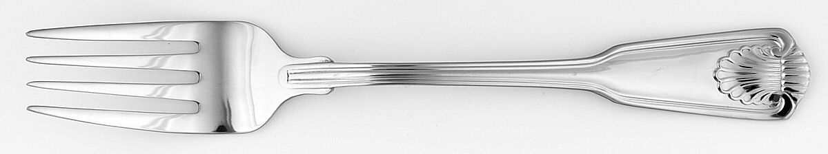 Royal Shell (Stainless) Individual Salad Fork by Wallace Silver-1