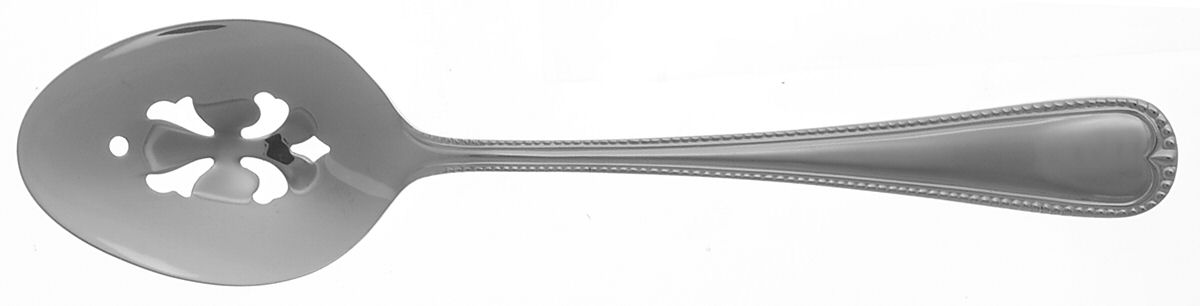 Newcastle (Stainless) Pierced Tablespoon (Serving Spoon) by Wallace Silver-1
