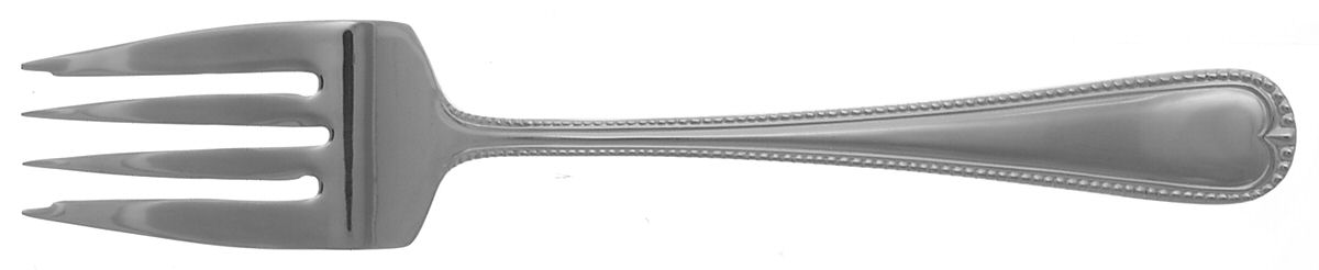 Newcastle (Stainless) Medium Solid Cold Meat Serving Fork by Wallace Silver-1
