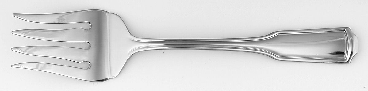 Parker House (Stainless) Medium Solid Cold Meat Serving Fork by Wallace Silver-1