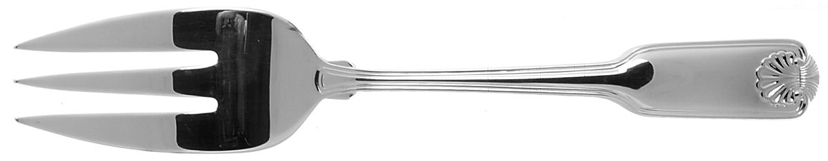 WMR1 (Silverplate) Large Solid Cold Meat Serving Fork by William Roberts Silv-1