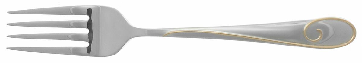 Ballet Ribbon Gold (Stainless) Individual Salad Fork by Waterford-1