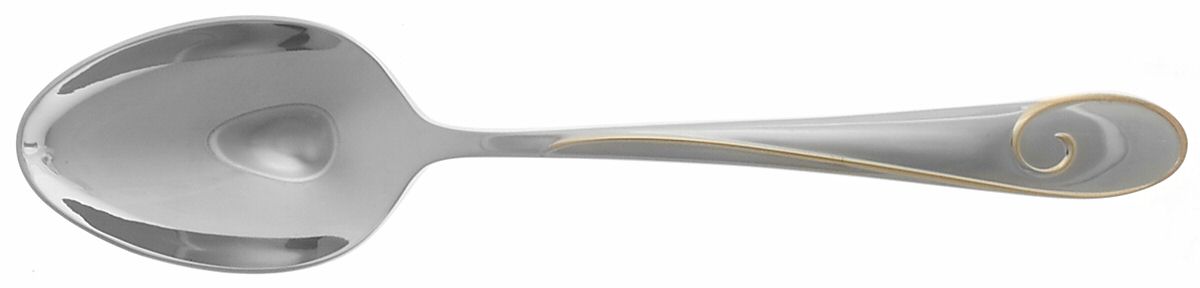 Ballet Ribbon Gold (Stainless) Place/Oval Soup Spoon by Waterford-1