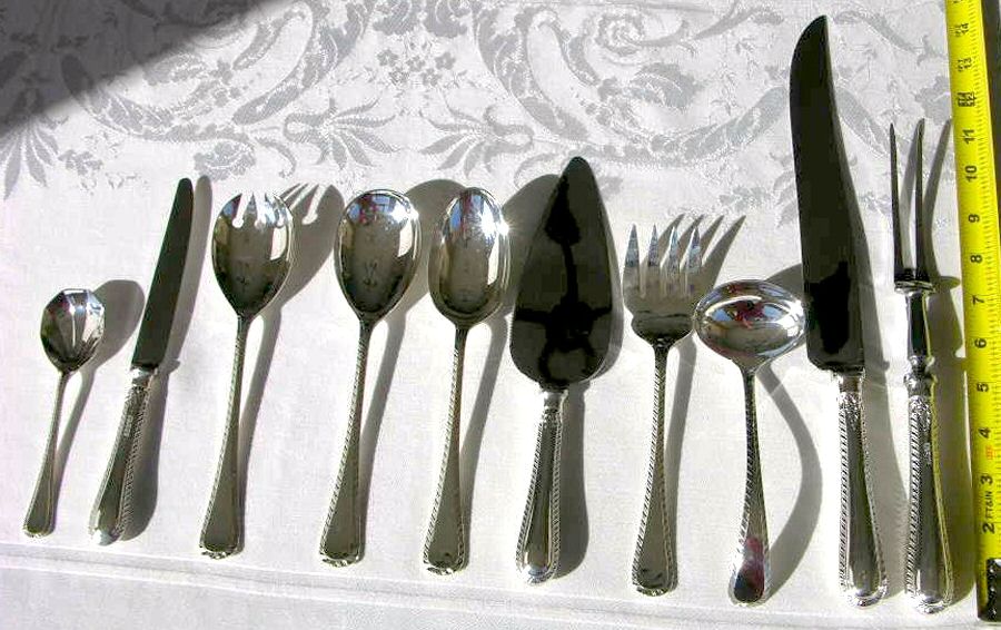 Elvedon (Sterling) Tablespoon (Serving Spoon) by William Yeoward-1