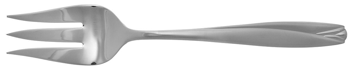 Lisette Matte (Stainless) Medium Solid Cold Meat Serving Fork by Waterford-1