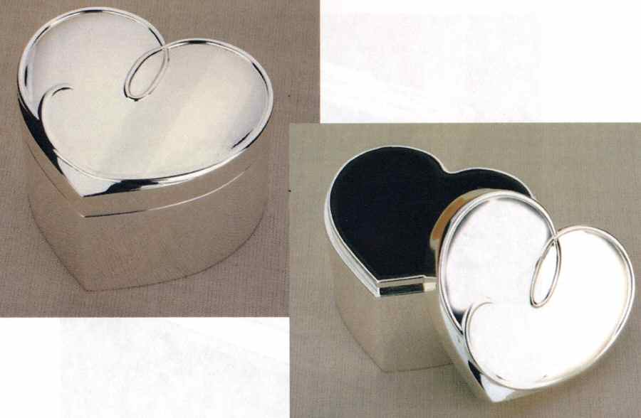 Ballet Ribbon (Silverplate, Hlw) Musical Heart Box by Waterford-1