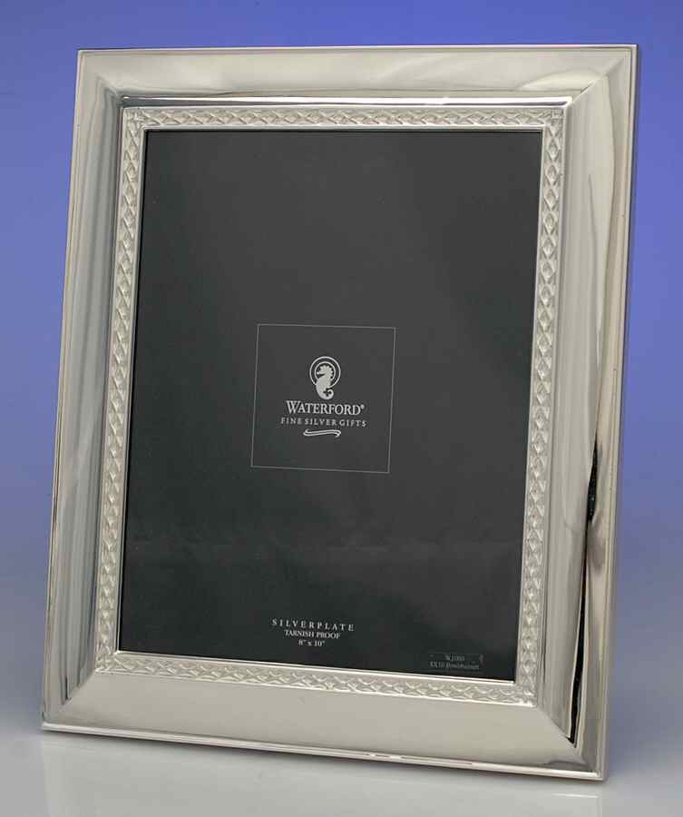 Powerscourt (Silverplate, Hollowware) Frame Holds 8" X 10" by Waterford-1
