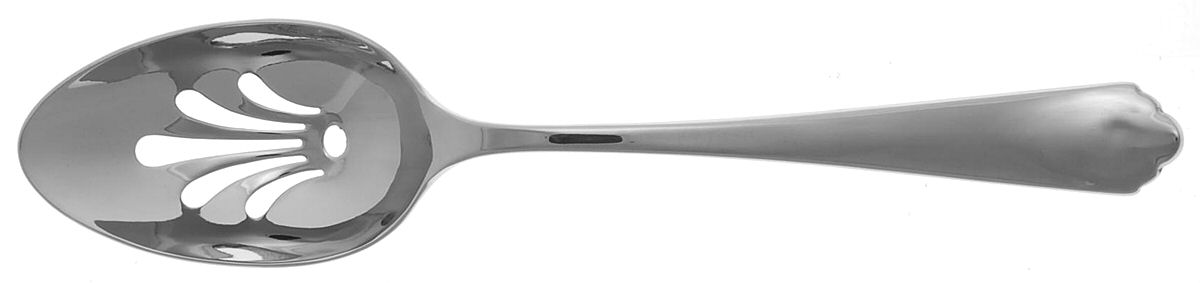 Canto (Stainless) Pierced Tablespoon (Serving Spoon) by Wedgwood Silver-1