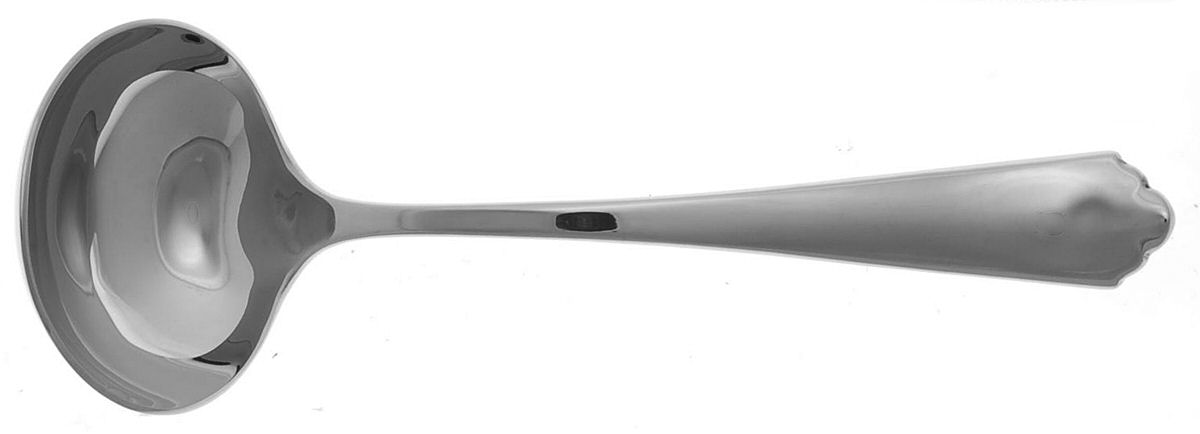 Canto (Stainless) Solid Gravy Ladle by Wedgwood Silver-1