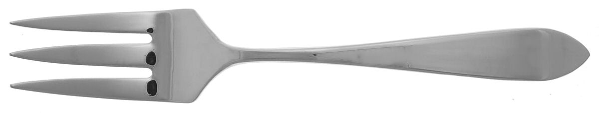Serenade (Stainless) Medium Solid Cold Meat Serving Fork by Wedgwood Silver-1